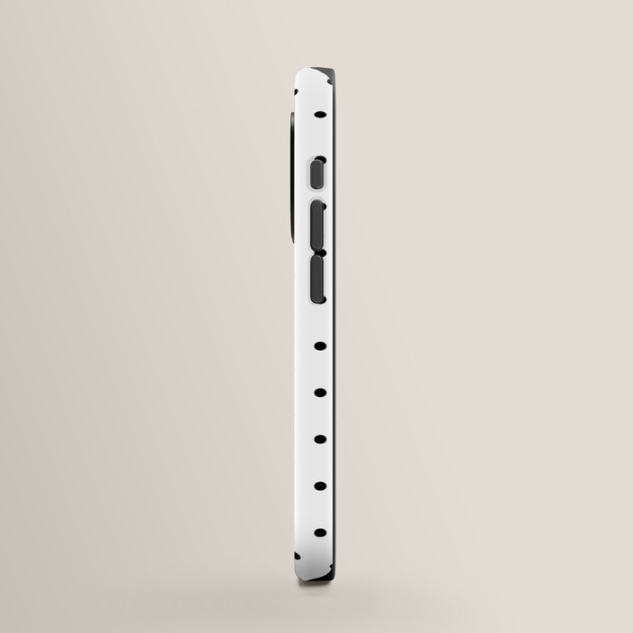 Small Black Polka dots Background