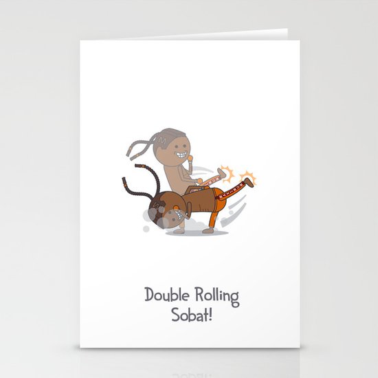 Double Rolling Sobat! Stationery Cards
