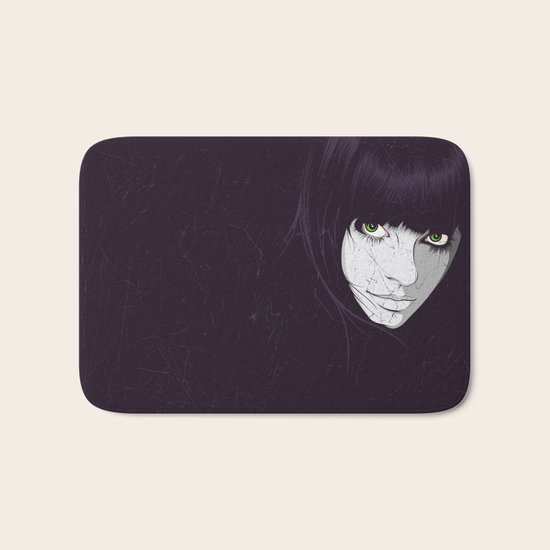Green Eyes Bath Mat