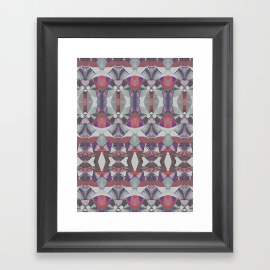 Tribal splash Framed Art Print