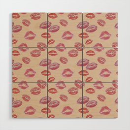 Lipstick Lover Wood Wall Art