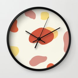 Burnt Orange Wall Clocks Society6