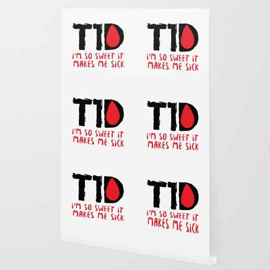 T1d Diabetic Diabetes Gift Wallpaper By Aombin Society6