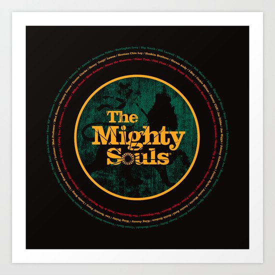 The Mighty Souls: Reggae Legends Art Print