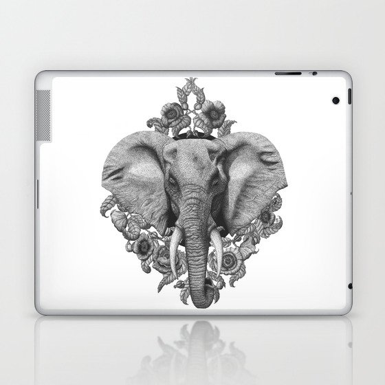 Elephant & Poppies  Laptop & iPad Skin