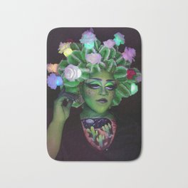 Cactus Gothess Bath Mat | Cactus, Painting, Sfx, Film, Blackartist, Makeup, Hdr, Color, Green, Goddess 