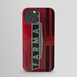 Vintage Red Tractor Farmall IH Front End iPhone Case