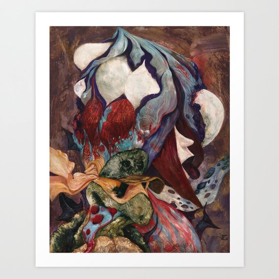 Diggin' Katz Art Print