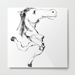 Slumokra the two legged Horse Metal Print
