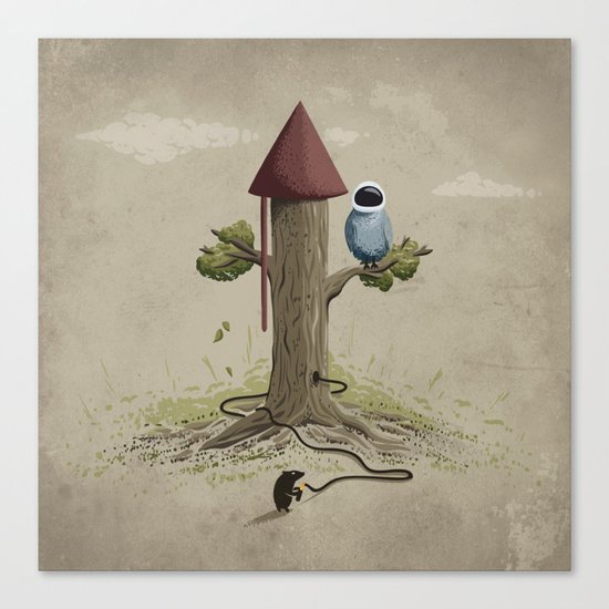 Happy new year Canvas Print