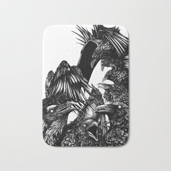 The Riot : Crows Bath Mat
