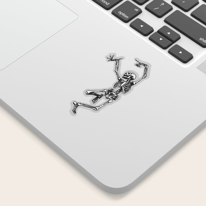 DANCING SKULL Sticker by Original DNA Plus Society6
