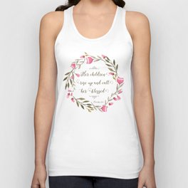 Her Children Rise Up & Call Her Blessed Tank Top
