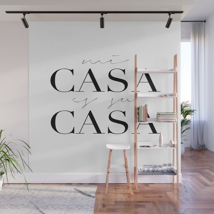 Home Decor Home Sweet Home Sign Mi Casa Es Su Casa Modern Art