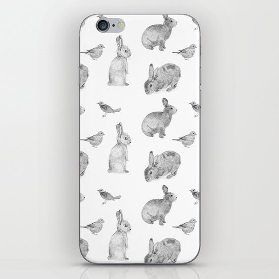 Bunny & Bird iPhone Skin