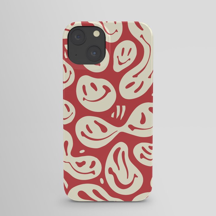 Christmas Red n Cream Melted Happiness  iPhone Case