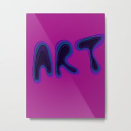 Art of gradient  Metal Print | Art, Pink, Love Art, Vintage Classic, Stensil, Pop Art, Soft, Digital, 70S, Modern 