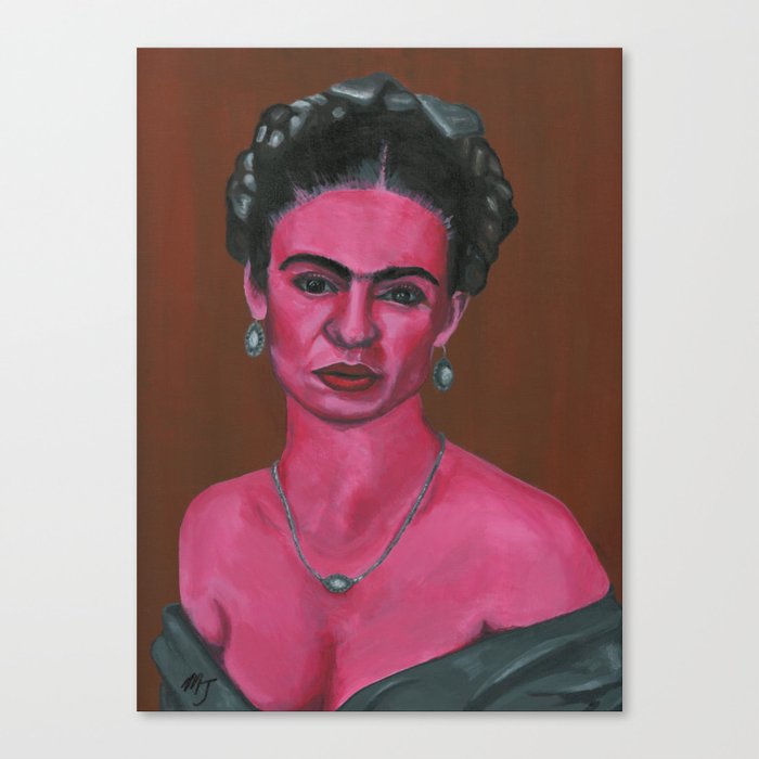 Pink Frida Canvas Print