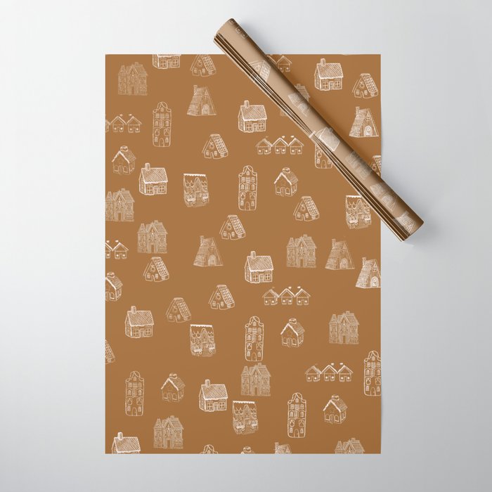 Gingerbread Houses Wrapping Paper