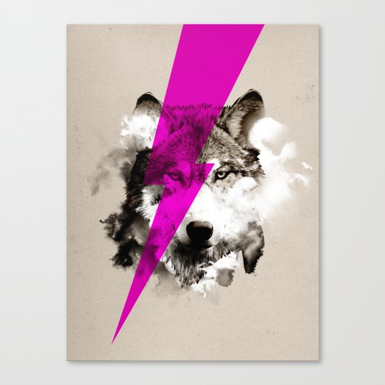 Wolf Rocks Canvas Print