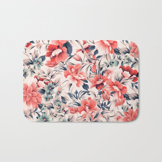 FLORAL PATTERN 7 Bath Mat