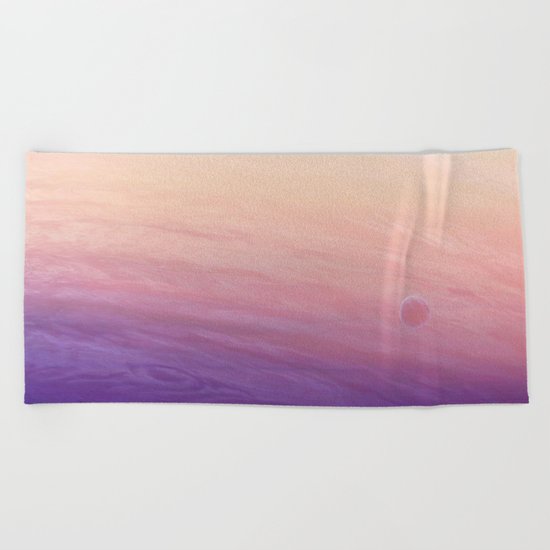 Little planet Beach Towel