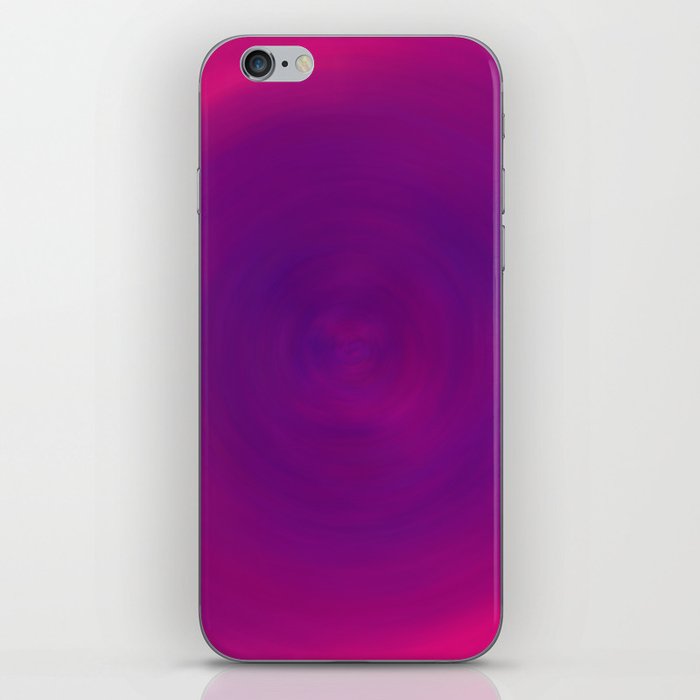 Imperial purple whirl effect iPhone Skin