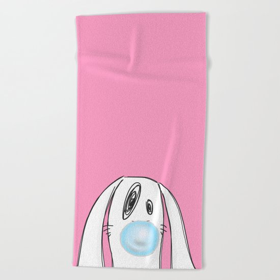 Bubble Gum #2 Beach Towel