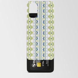 Modern Bohemian Pattern - Blue and Green Android Card Case