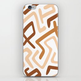 Tribal Shapes Mud Cloth Patterns iPhone Skin