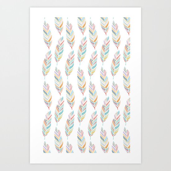 Feathered Art Print