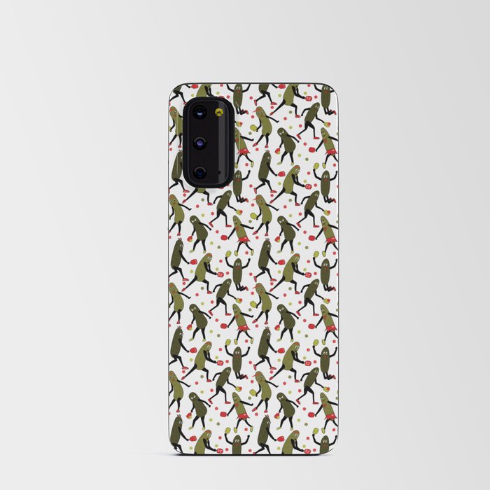 Pickleball Pickle People, Pickleball Pattern Android Card Case