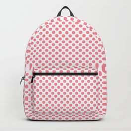 Conch Shell Polka Dots Backpack | Stunningfashionstyle, Populartrendingcolors, Girlypinkseashell, Pantone, Graphicdesign, Retrochic, Digital, Abstract, Underwaterseashells, Conchshell 