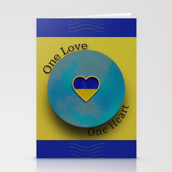 One Love, One Heart Stationery Cards