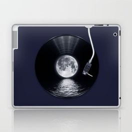 Vinyl moon Laptop Skin