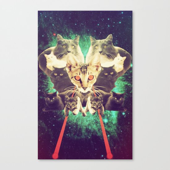 Galactic Cats Saga 1 Canvas Print