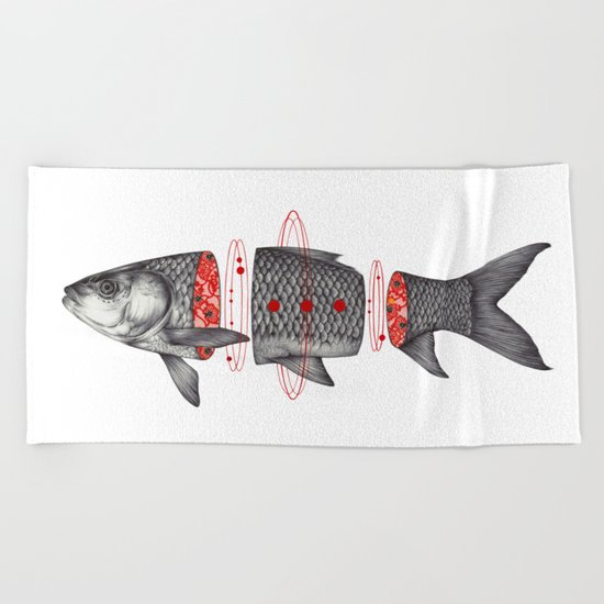 Sashimi I Beach Towel