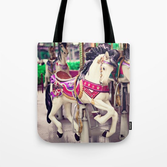 Floating Horse Tote Bag