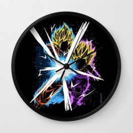 The Father Supporting The Son! Wall Clock