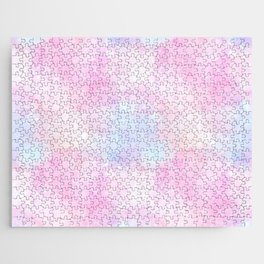 Pink Pastel Galaxy Painting Jigsaw Puzzle