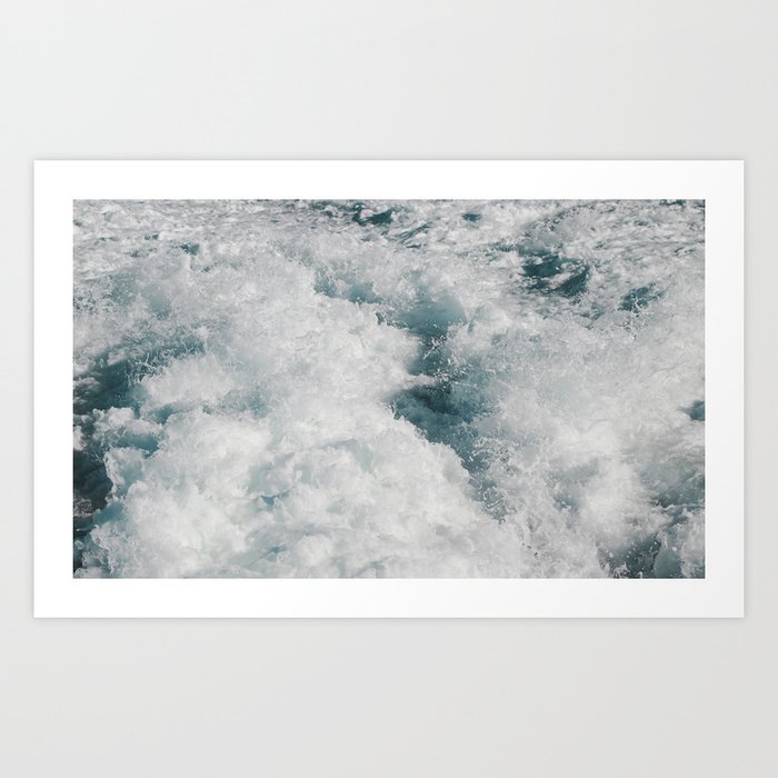 Wave Froth Art Print