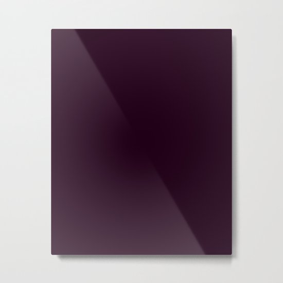 Eggplant Purple Color Scheme Home Decor Metal Print