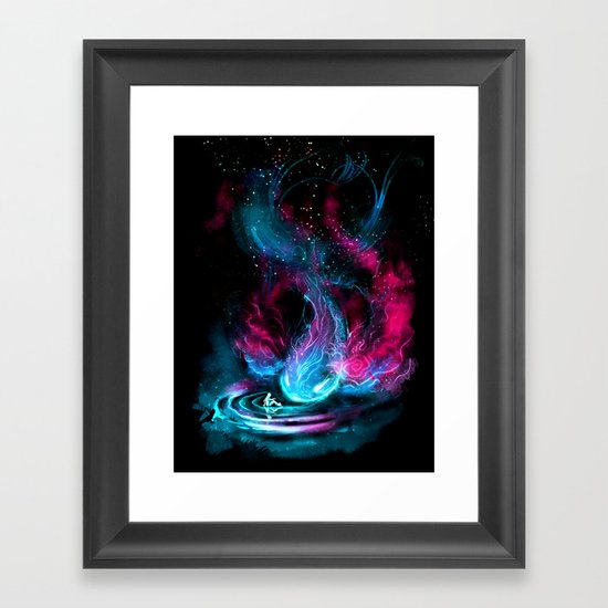 The Visitor Framed Art Print