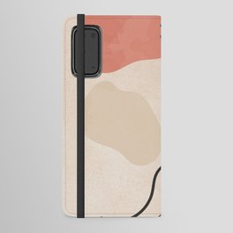 Organic Abstract Shapes Android Wallet Case