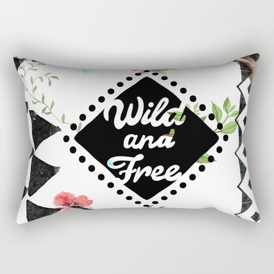 Wild and Free Rectangular Pillow