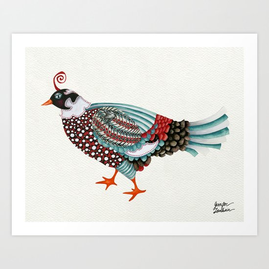 Pheasant Noble 2 Art Print