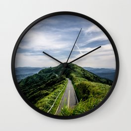 road to heaven Wall Clock | Photo, Landscape, Graphic Design 