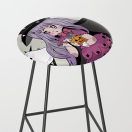 Cute N Spooky Ghost Witch Bar Stool