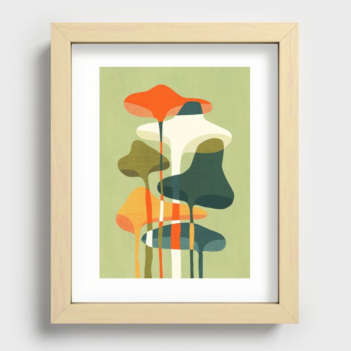 Little mushroom Recessed Framed Print