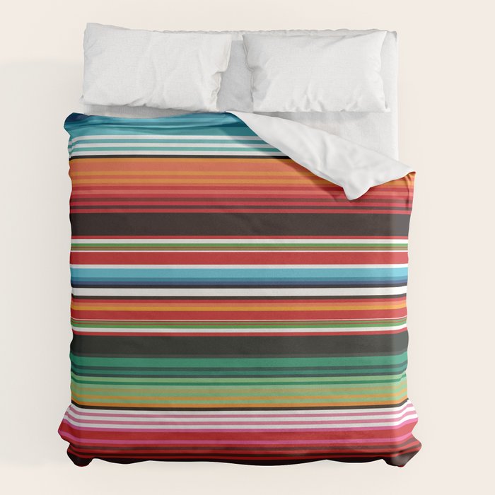 Mexican blanket sales duvet cover
